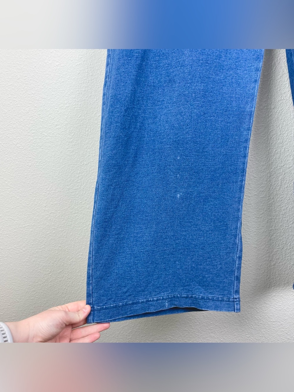 J.Jill Women's XL PureJill Indigo Cotton Pull On Capri Pants Pockets Casual - Picture 4 of 16